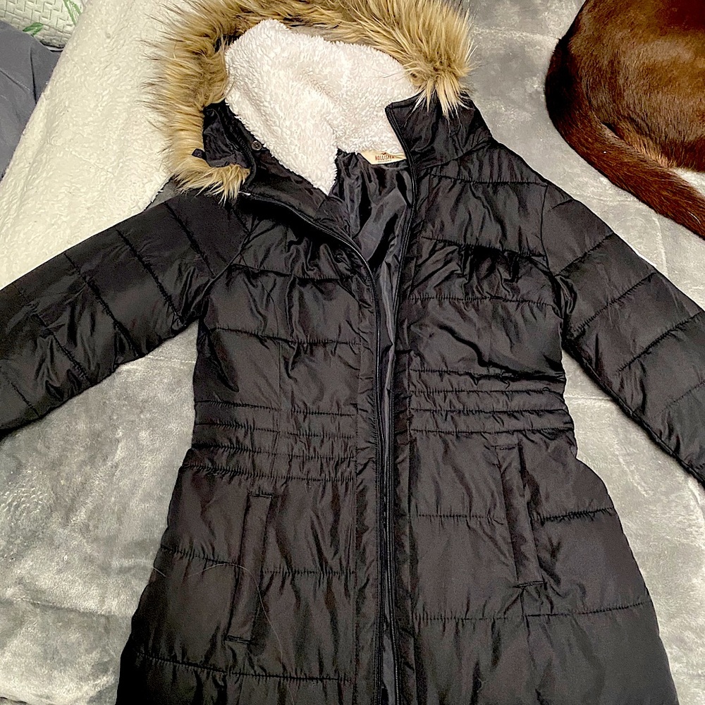 Black Puffy Winter Jacket